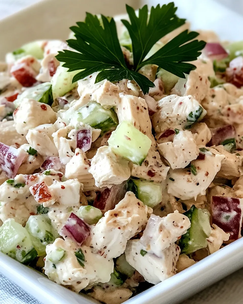 easy The BEST Chicken Salad recipe photo