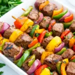 Homemade The BEST Steak Kabobs recipe photo