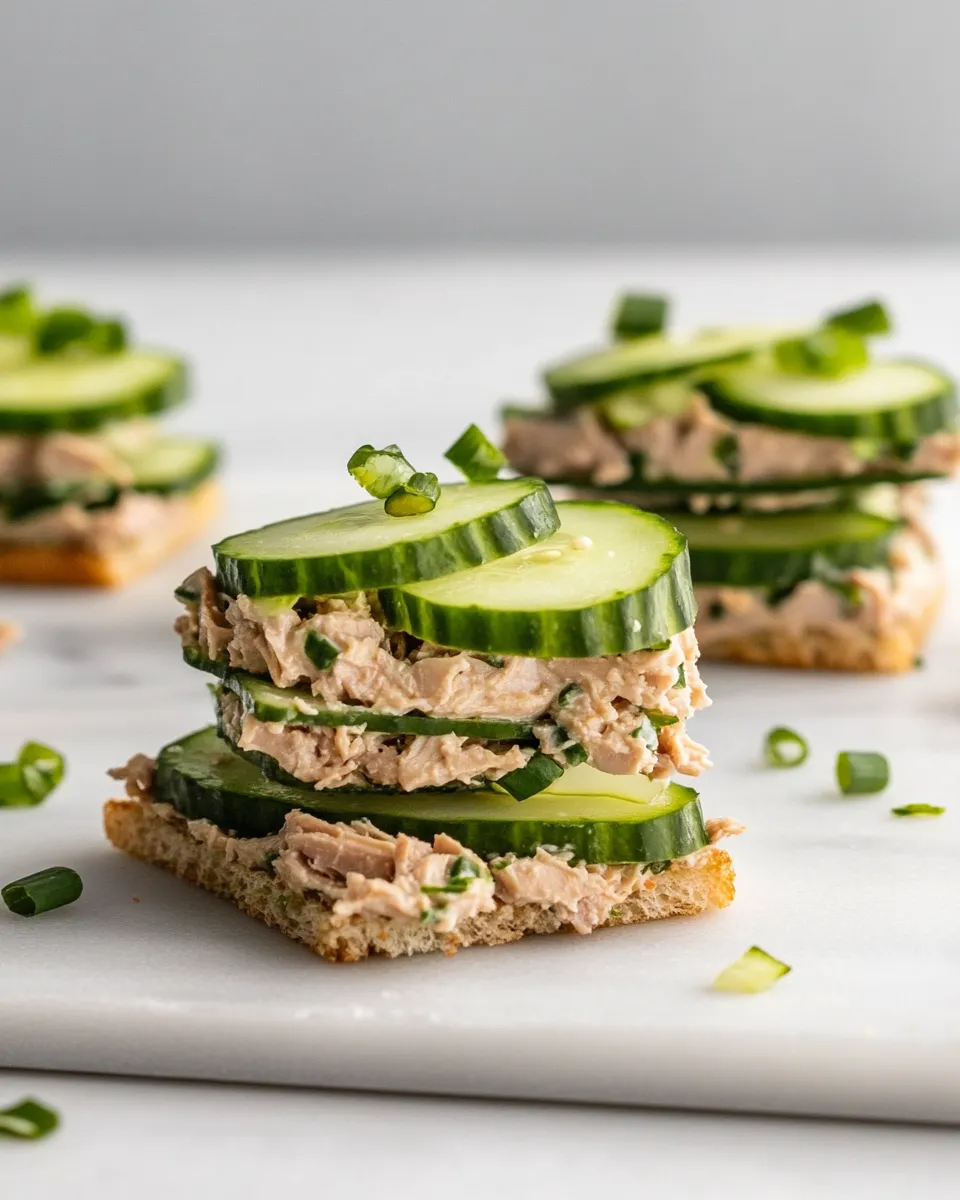 Easy The Best Cucumber Tuna Sandwich Recipe dish photo
