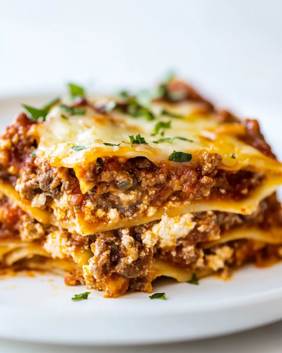 Delicious The Best Lasagna Recipe shot