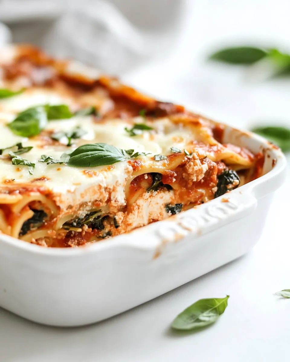 Delicious The Best Vegetarian Lasagna plate image