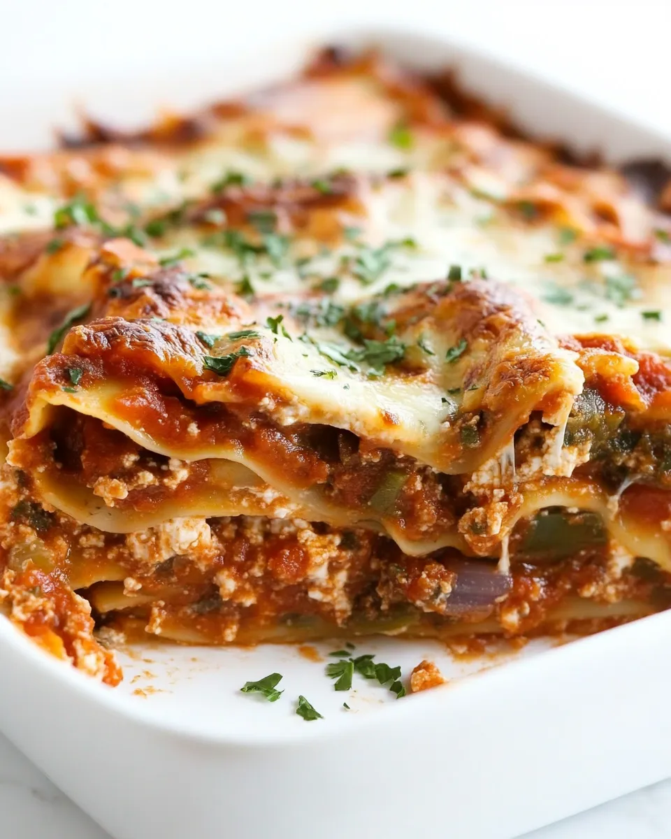 Classic The Best Vegetarian Lasagna Recipe Ever image