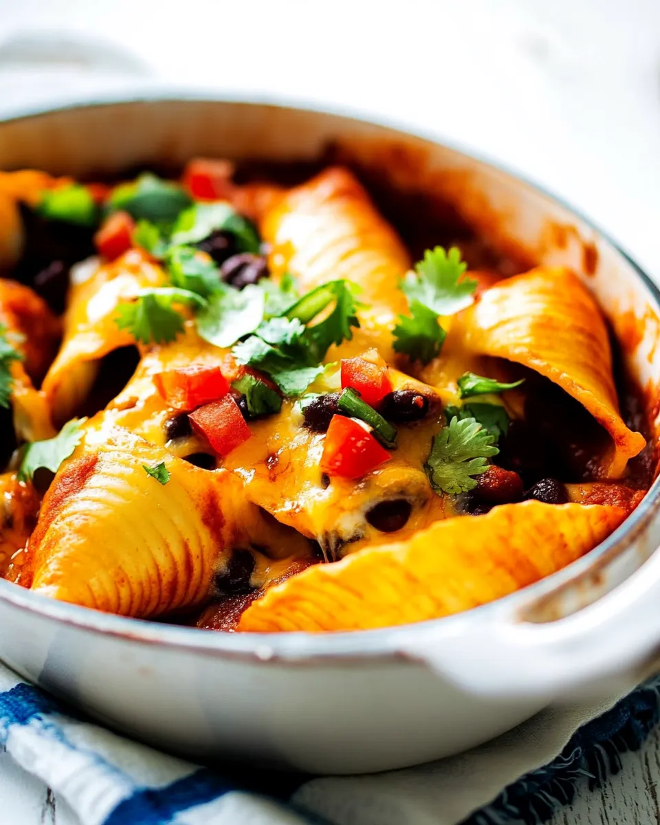 Homemade Three Cheese Mexican Shells photo