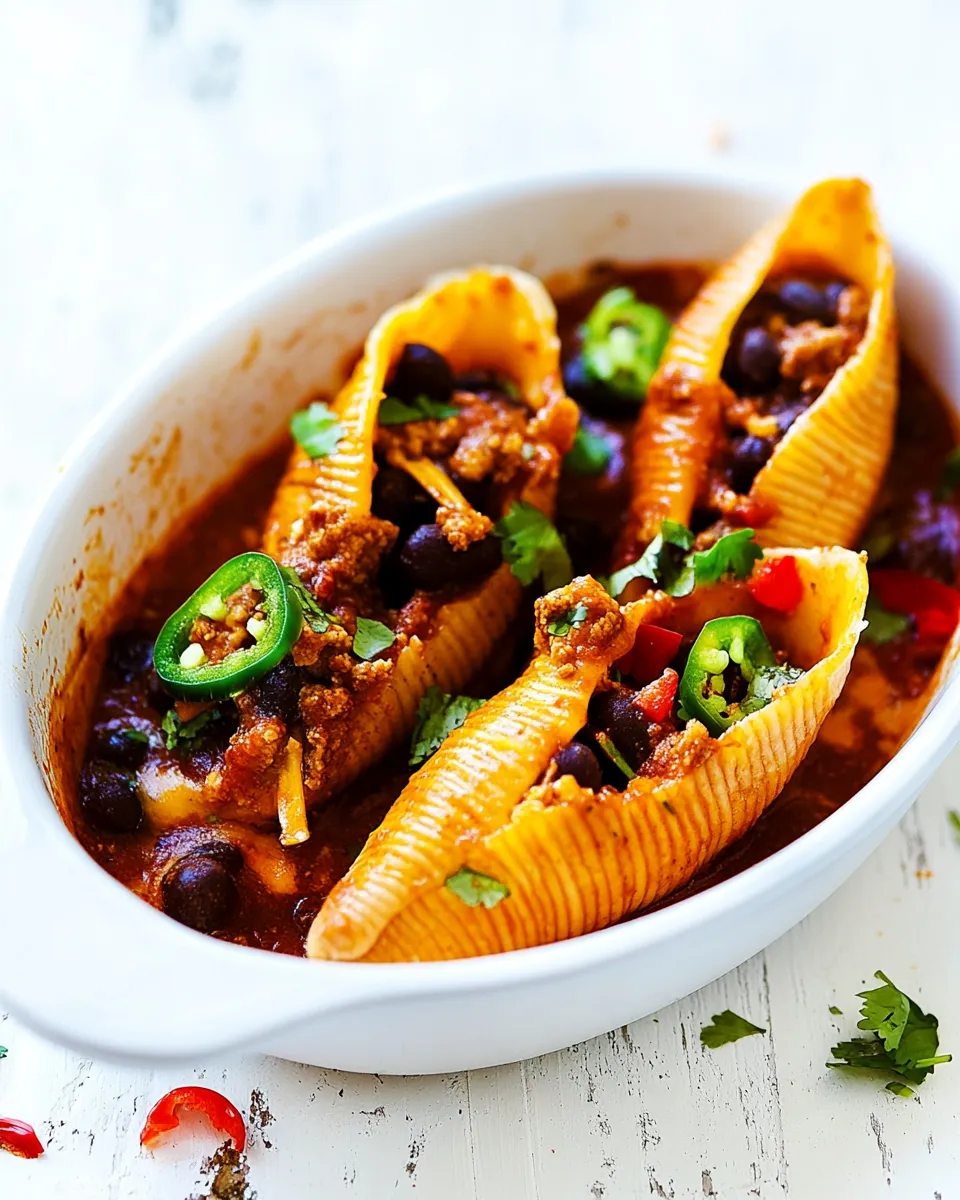 Delicious Three Cheese Mexican Shells dish photo