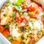 Homemade Tomato Basil Baked Chicken recipe photo