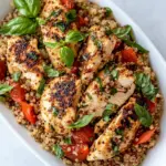 Homemade Tomato Basil Chicken Quinoa photo