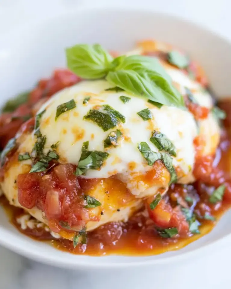 Homemade Tomato, Basil, and Mozzarella Chicken recipe photo