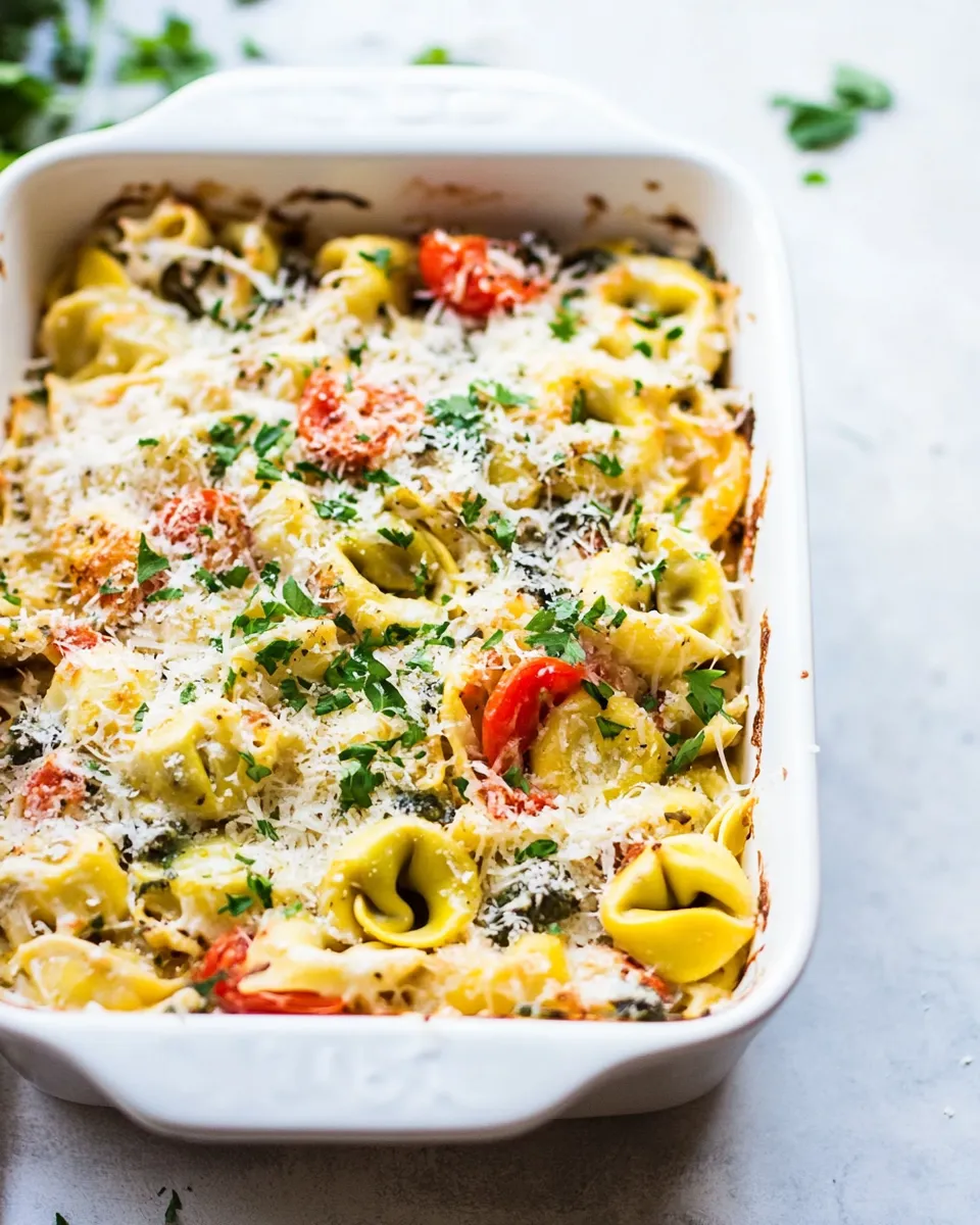 Easy Tortellini Casserole recipe photo