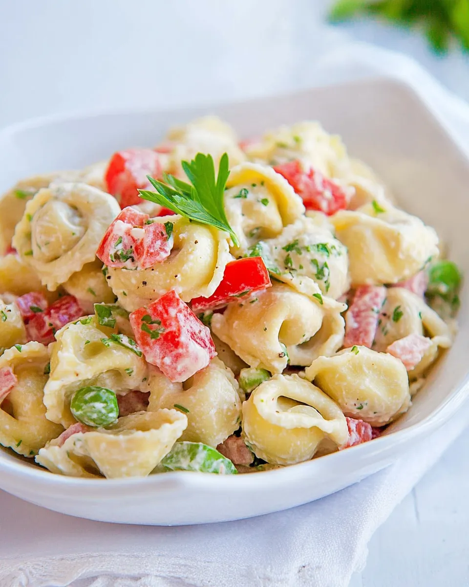 Homemade Tortellini Salad Recipe photo