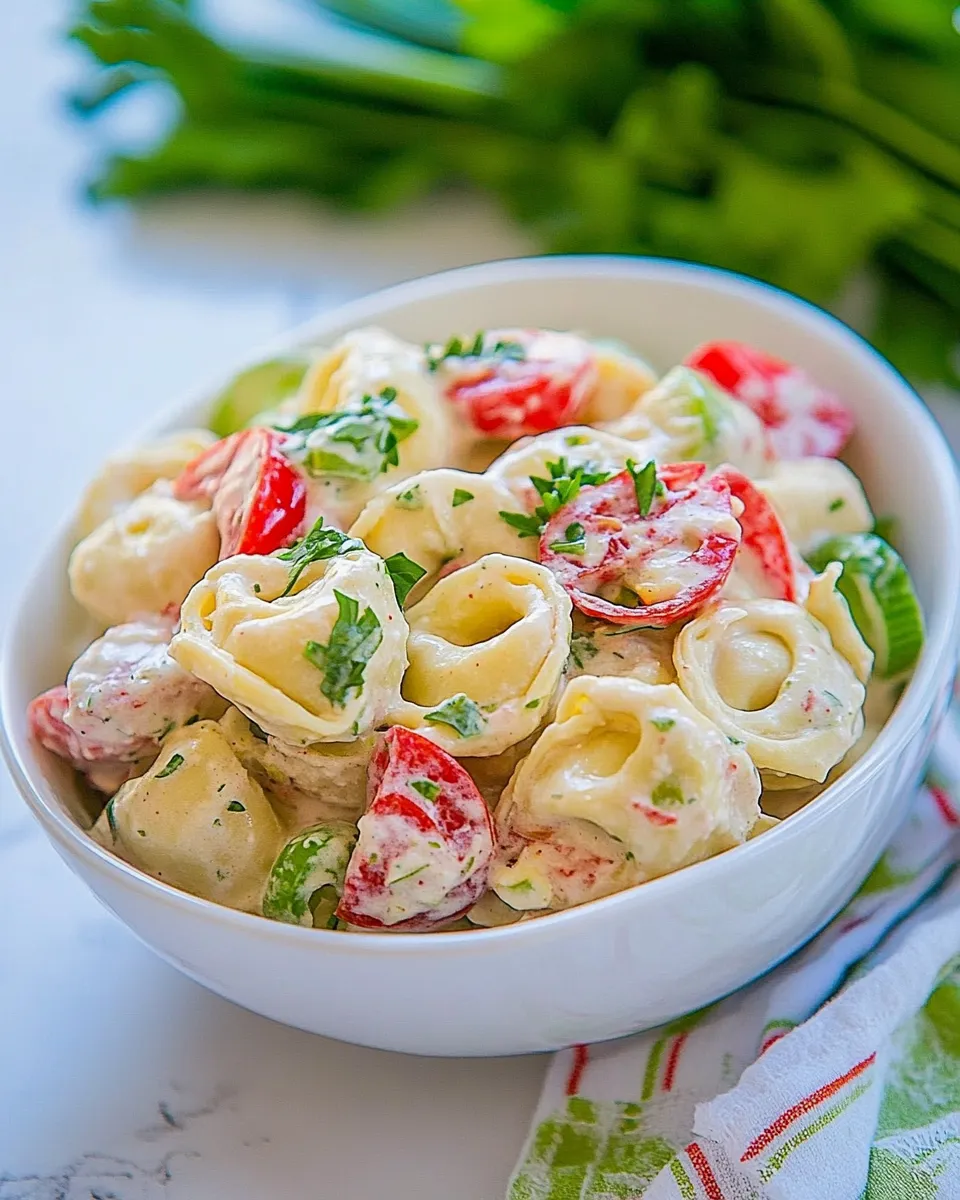 Classic Tortellini Salad Recipe image