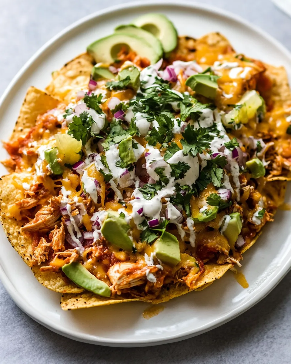 Classic Tropical Chicken Nachos image