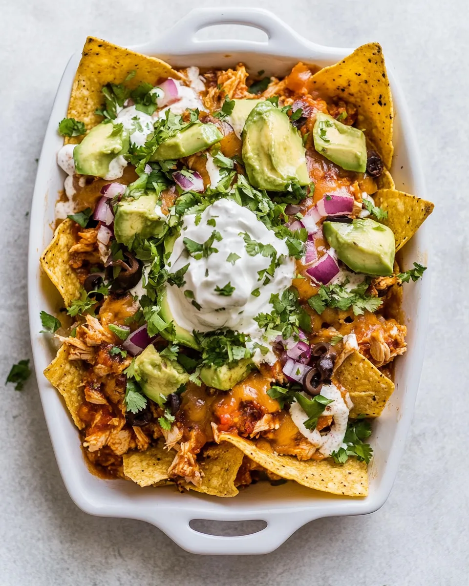 Easy Tropical Chicken Nachos recipe photo
