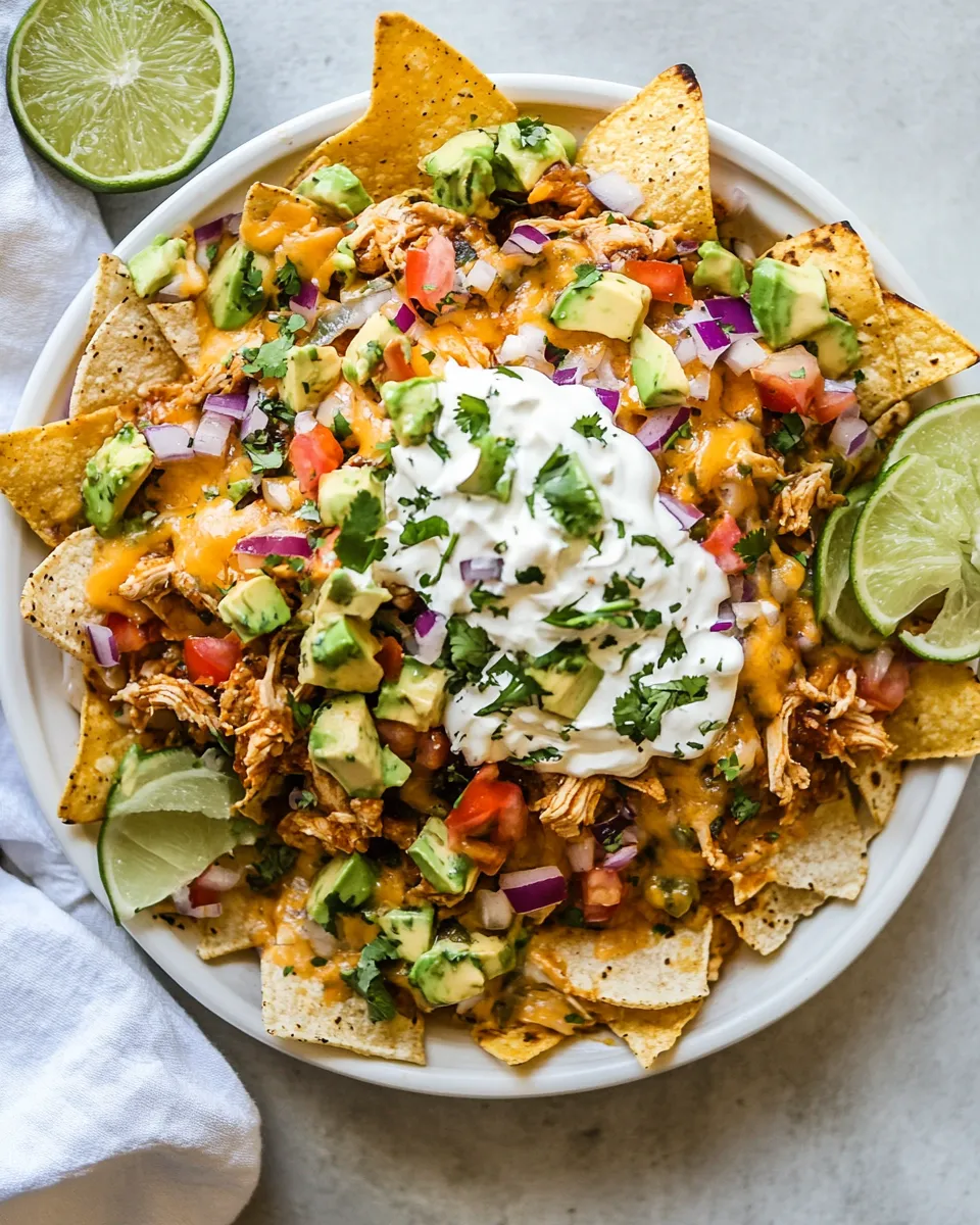 Delicious Tropical Chicken Nachos dish photo