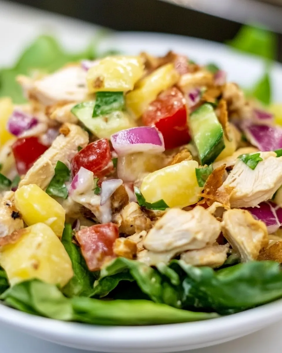 Homemade Tropical Chicken Salad photo