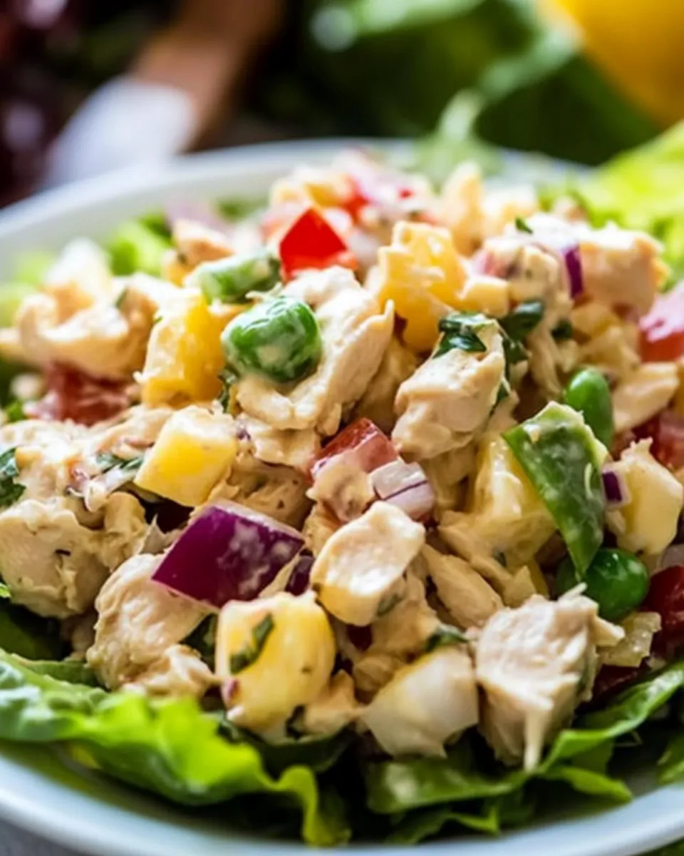 Classic Tropical Chicken Salad recipe image