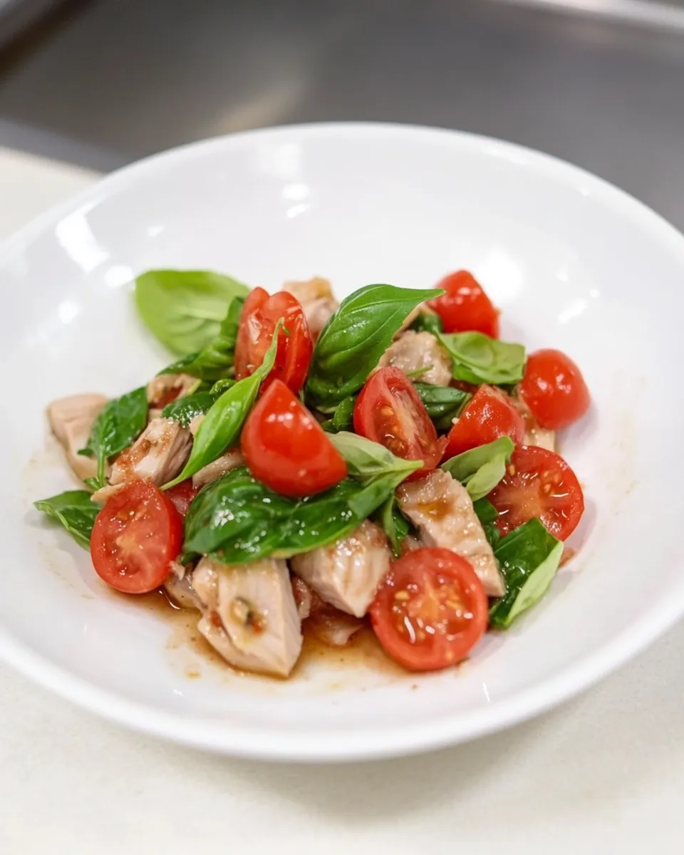 Homemade Tuna Salad Caprese photo