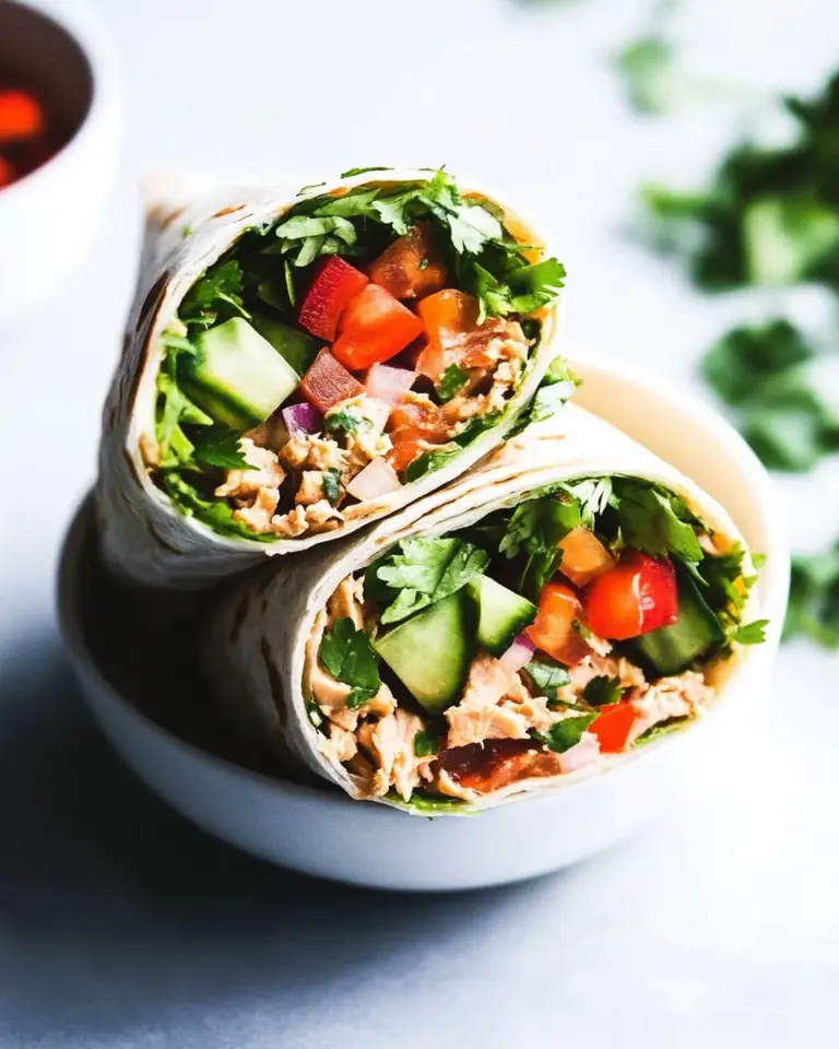 Homemade Tuna Salad Wrap photo