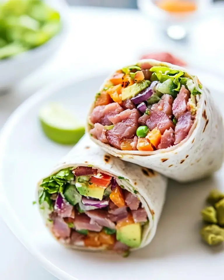 Homemade Tuna Wrap recipe photo