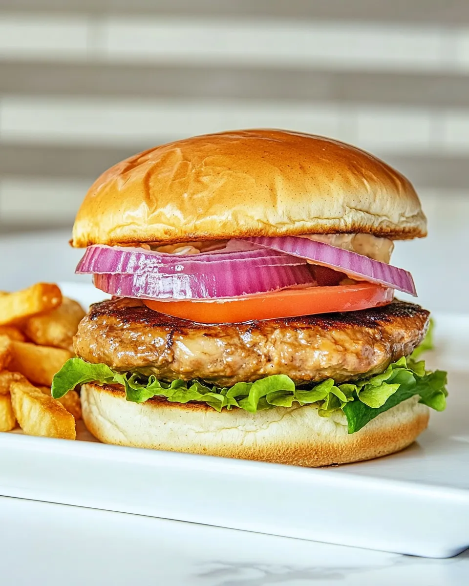 Homemade Turkey Burger Recipe photo
