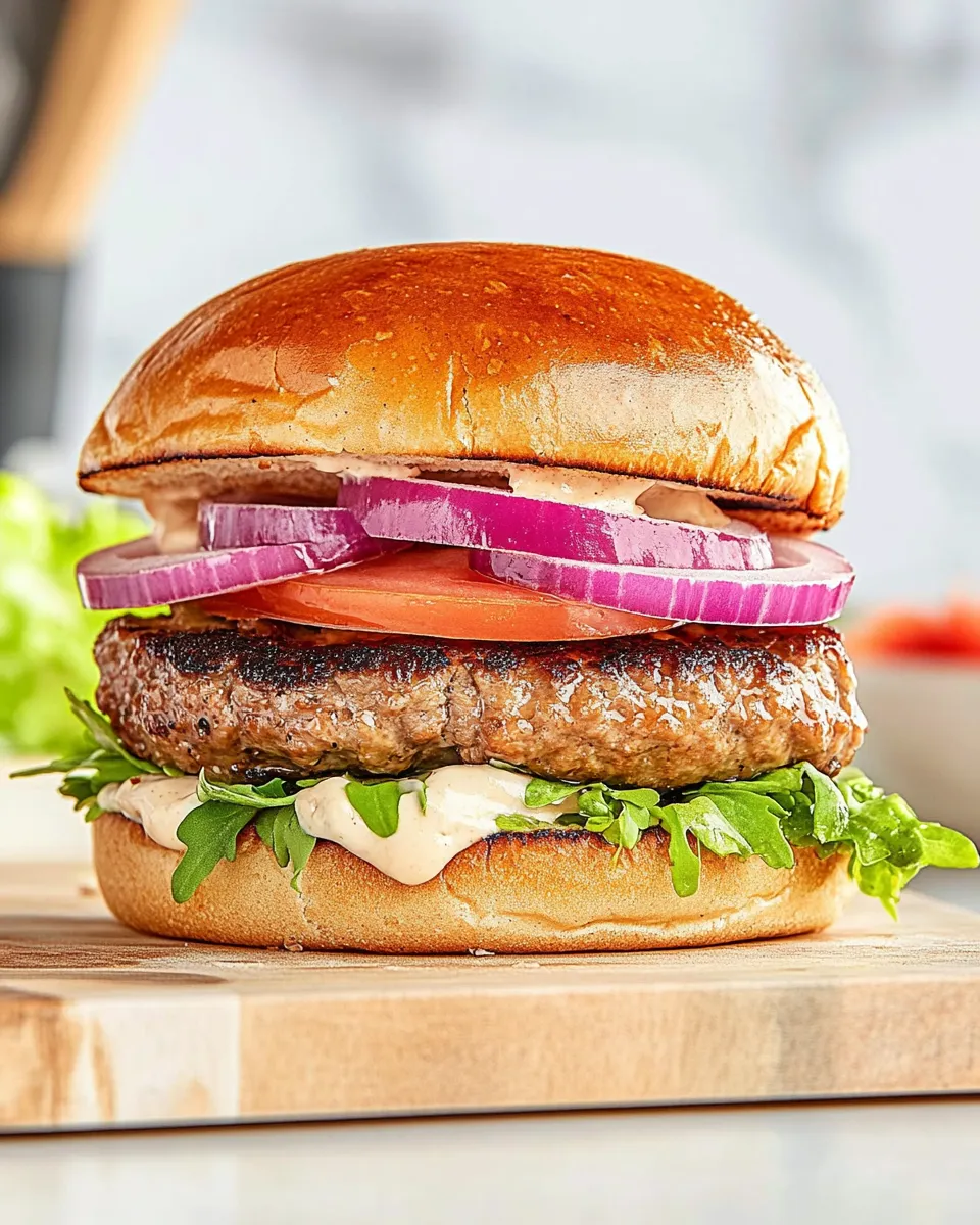 Delicious Turkey Burger Recipe dish photo