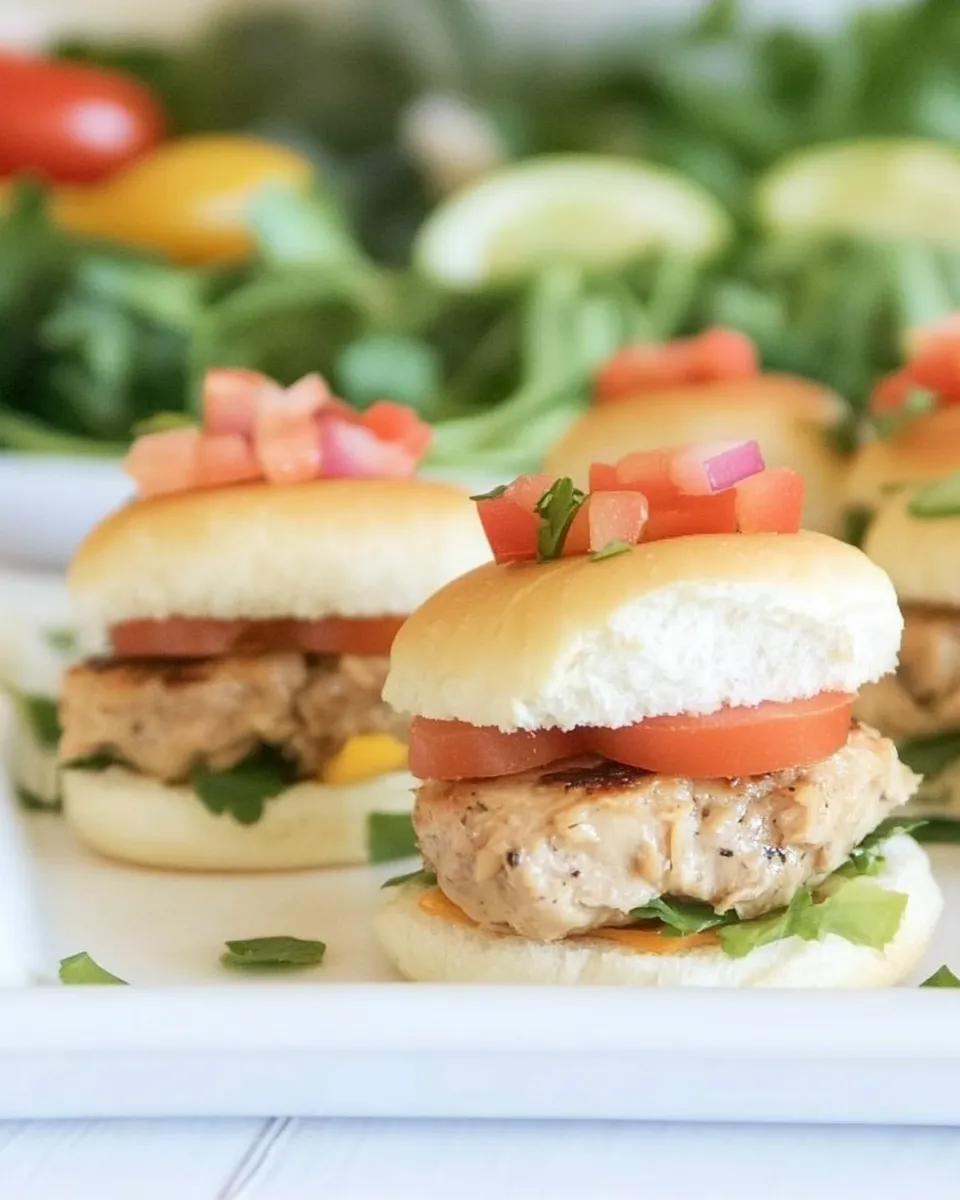 Delicious Turkey Burger Sliders dish photo
