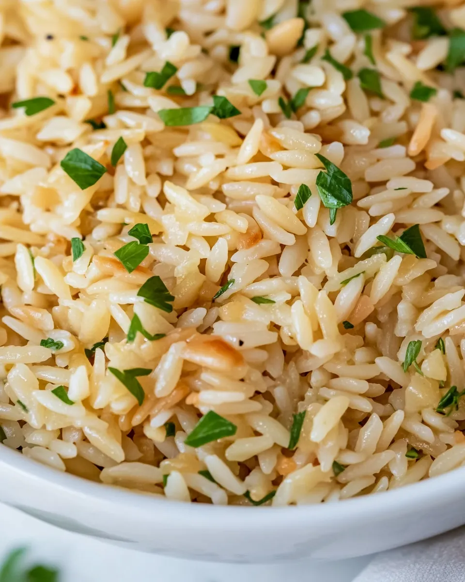 Homemade Turkish Rice Pilaf with Orzo photo
