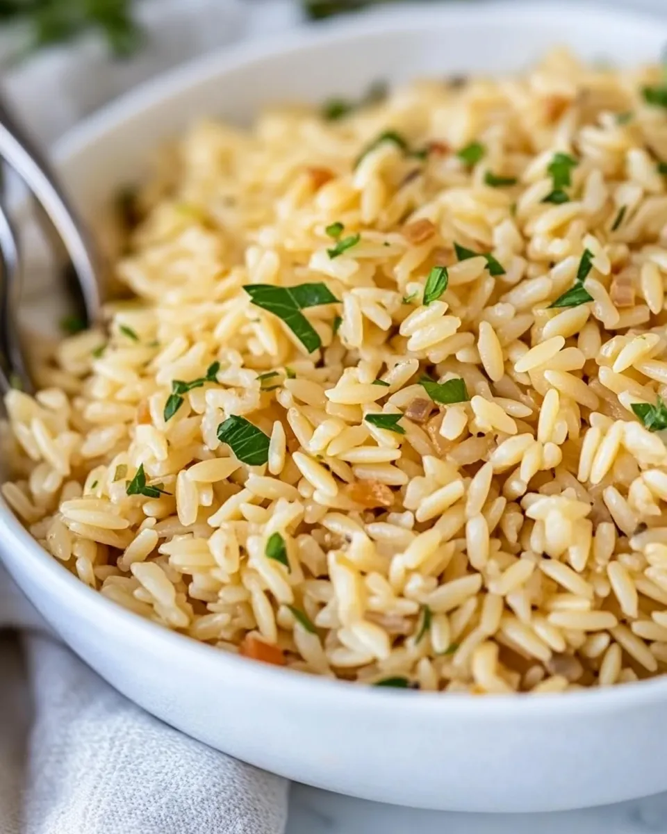 Classic Turkish Rice Pilaf with Orzo image