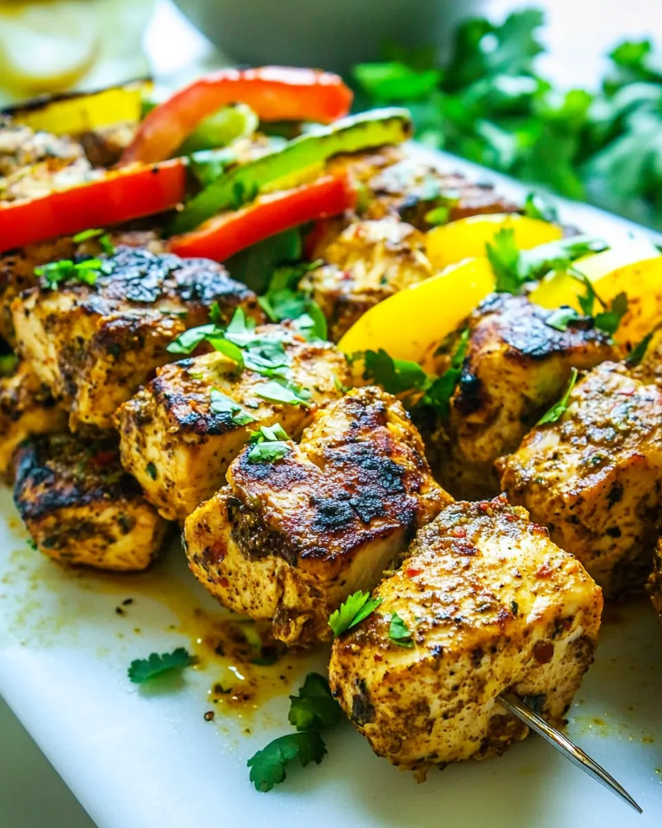 Classic Turkish Style Chicken Skewers recipe image