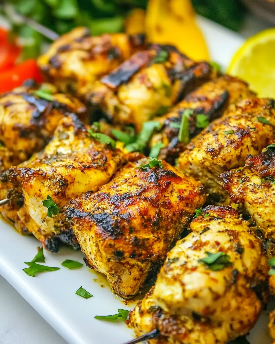 Easy Turkish Style Chicken Skewers dish photo