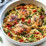 Homemade Tuscan Chicken and Orzo photo