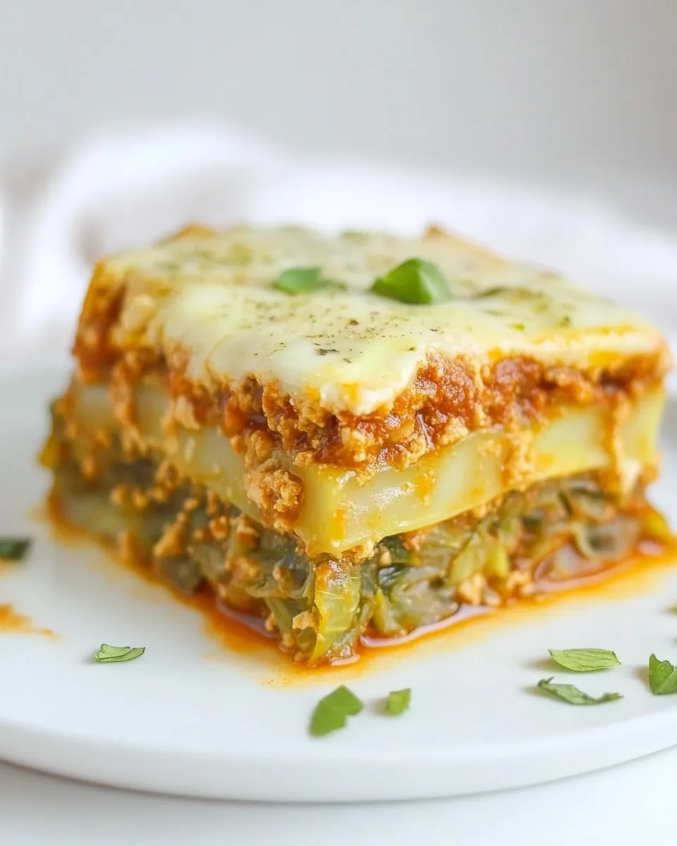 Delicious Vegan Cabbage Lasagna dish photo