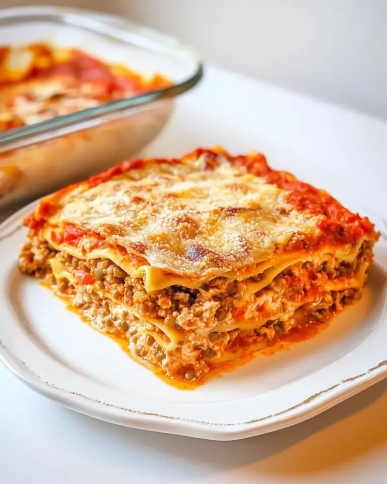 Homemade Vegan Lentil Lasagna photo