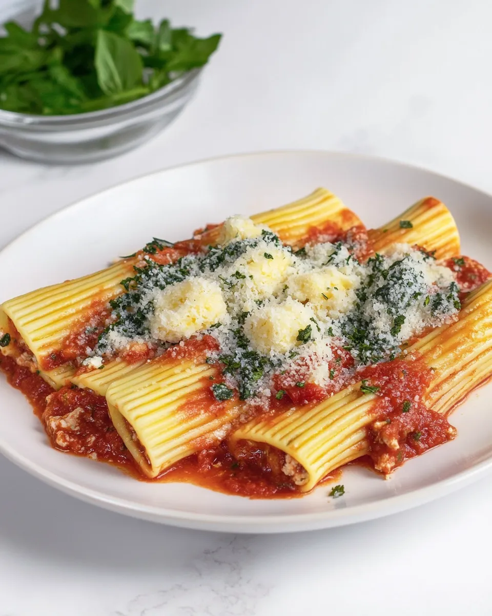 Homemade Vegan Manicotti photo