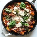 Homemade Vegan Skillet Lasagna with Homemade Almond Ricotta photo