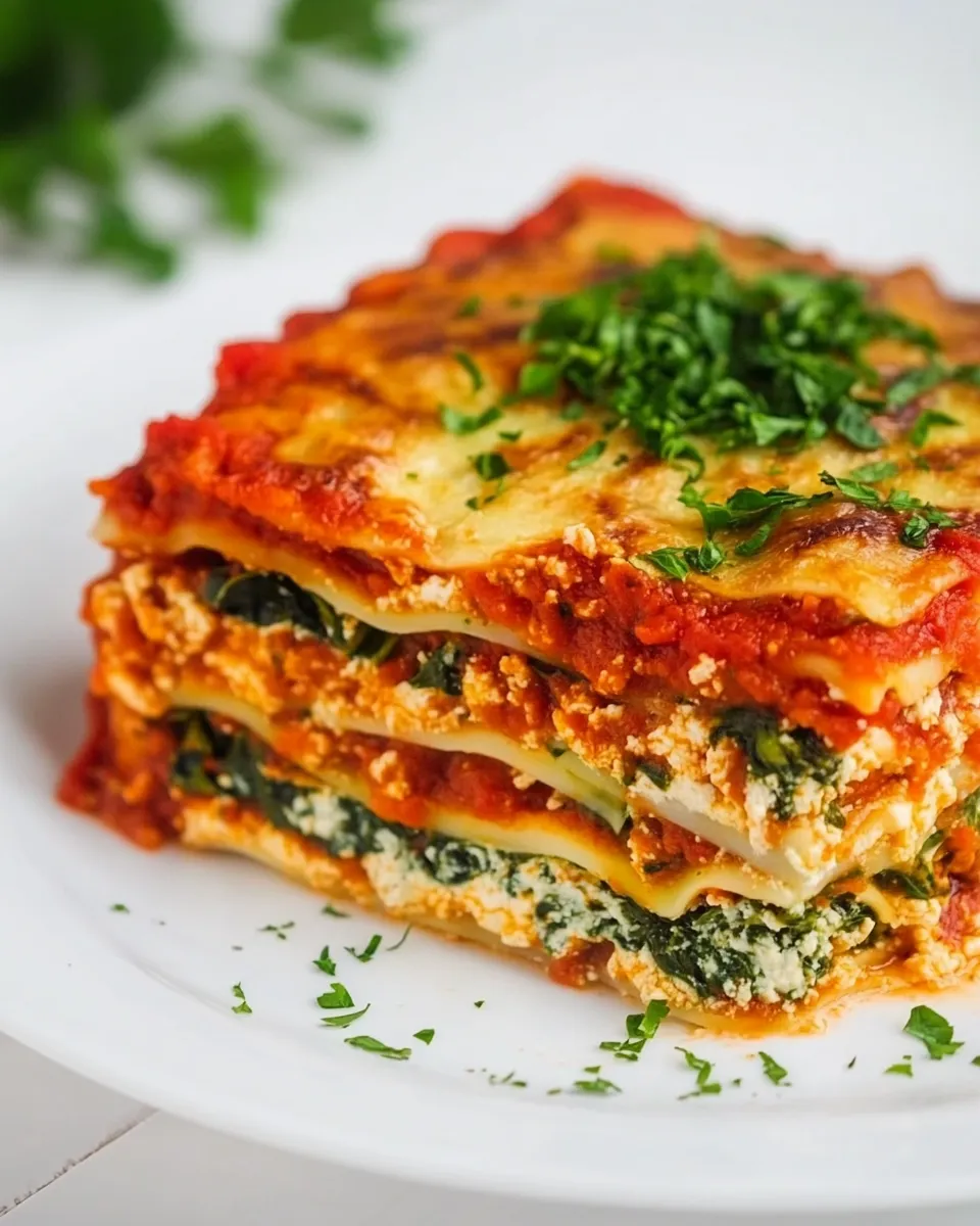 Easy Vegan Spinach Lasagna (Tofu Ricotta) picture