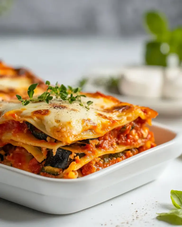 Homemade Vegetable Lasagna photo