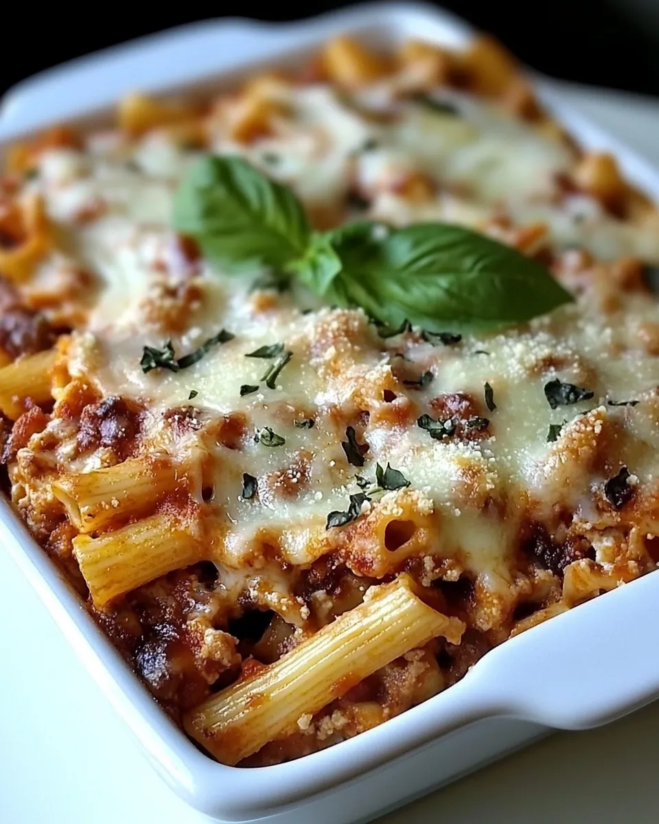 Homemade Vegetarian Baked Ziti photo