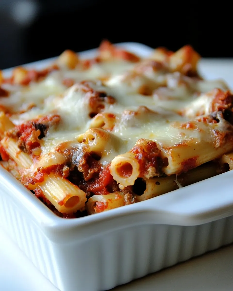 Classic Vegetarian Baked Ziti image