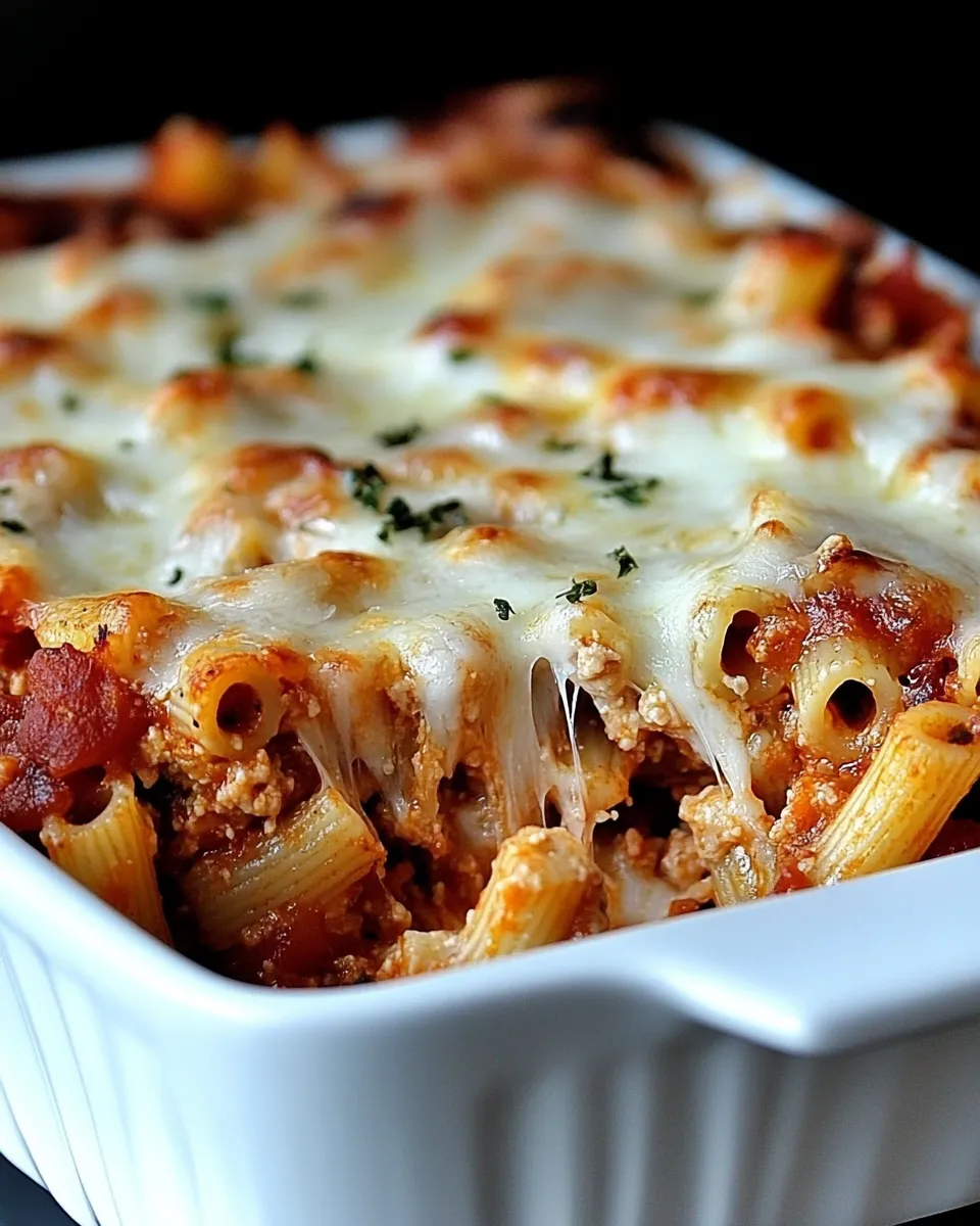 Delicious Vegetarian Baked Ziti dish photo