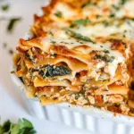 Homemade Vegetarian Lasagna photo