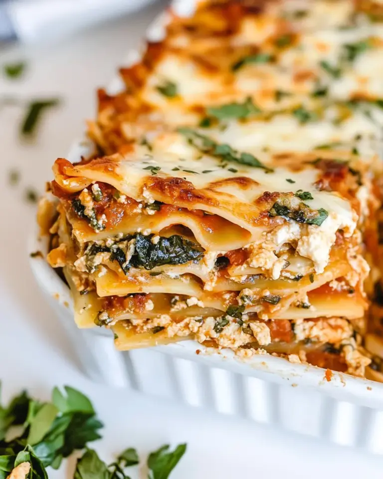 Homemade Vegetarian Lasagna photo