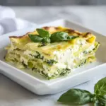 homemade Vegetarian Lasagna with No-Cook White Sauce photo