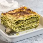 Homemade Veggie Pesto & Spinach Lasagna photo