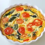 Homemade Veggie Quiche with Spaghetti Squash Crust photo