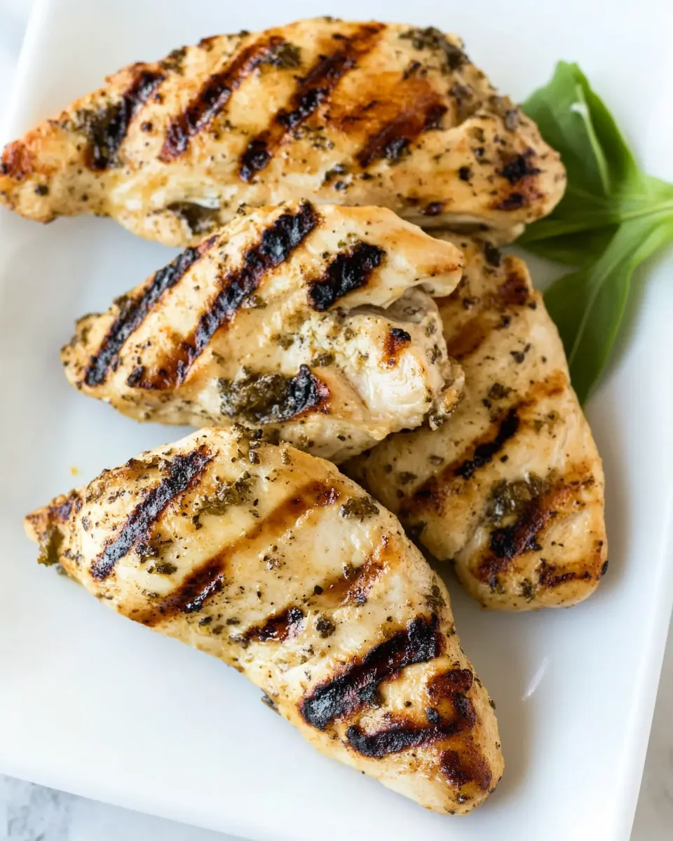 Easy Very Greek Grilled Chicken food shot