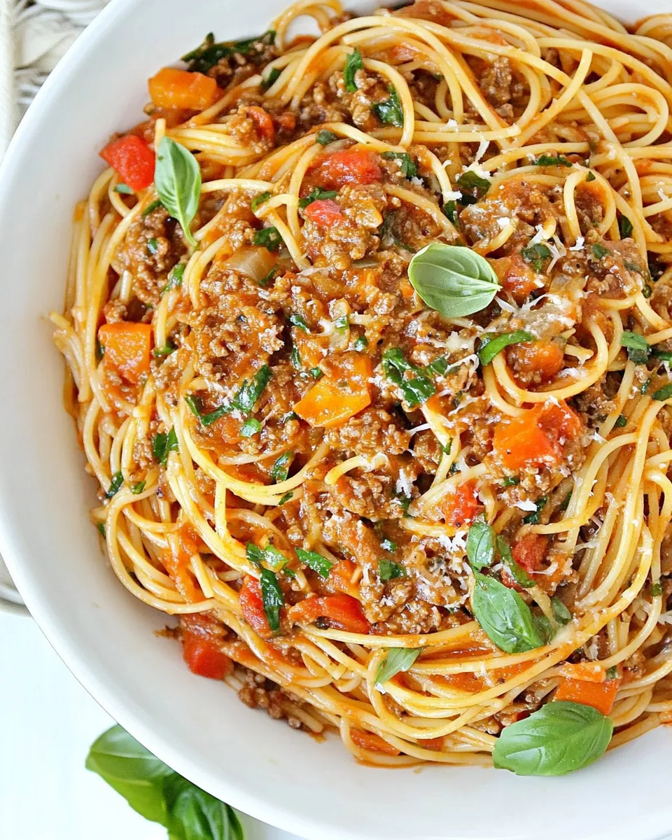 easy Weight Watchers Spaghetti Bolognese picture