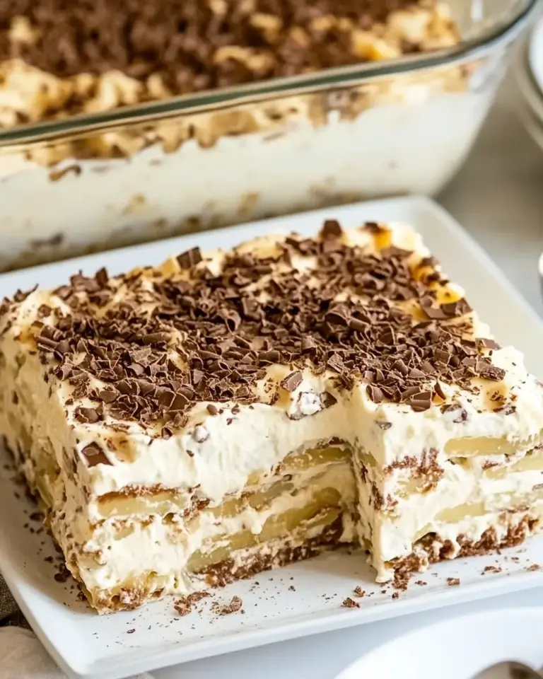 Homemade White Chocolate Lasagna photo