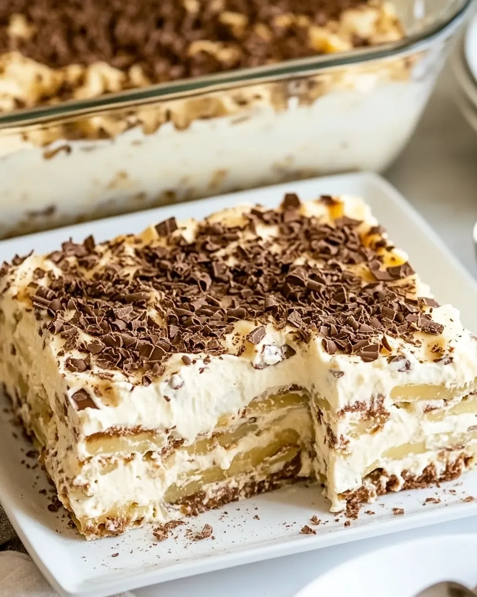 Homemade White Chocolate Lasagna photo