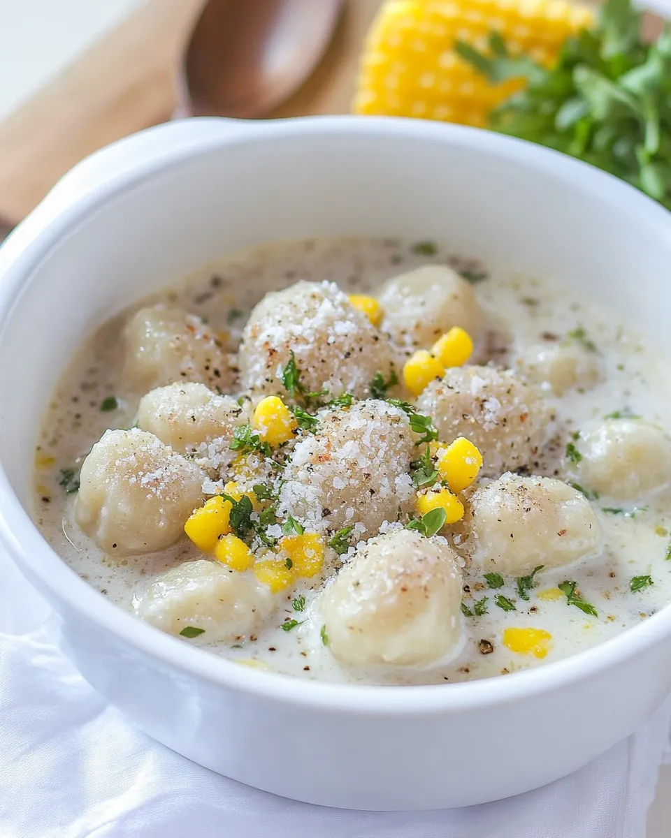 Delicious Whole Wheat Gnocchi in Cream Sauce dish photo