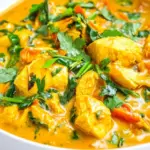 Homemade Yellow Thai Chicken Coconut Curry photo